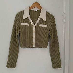 Petite Studio cropped cardigan